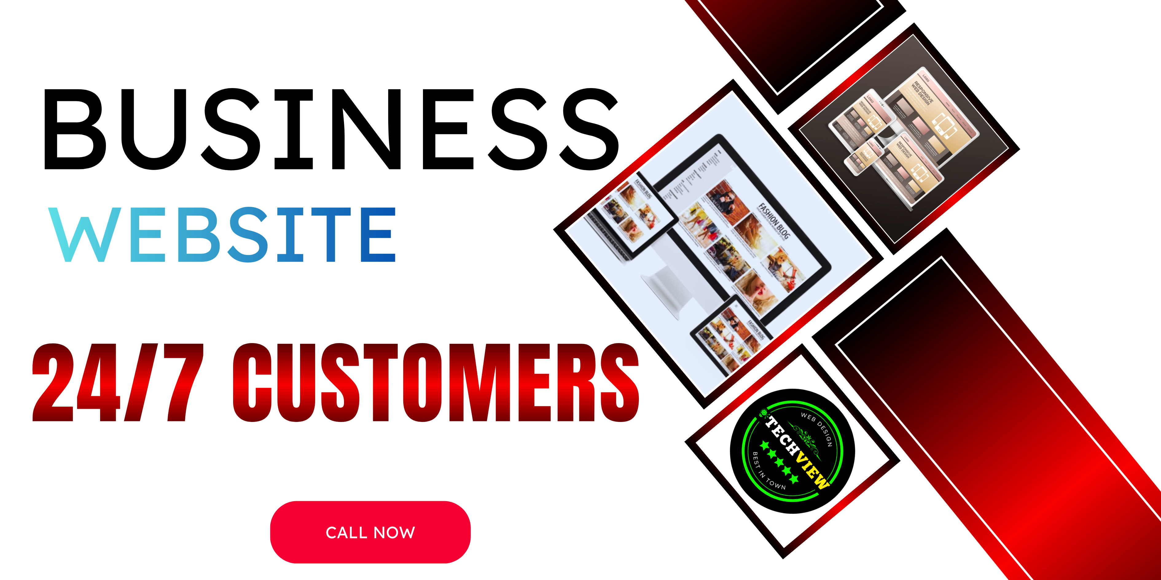 Business website banner