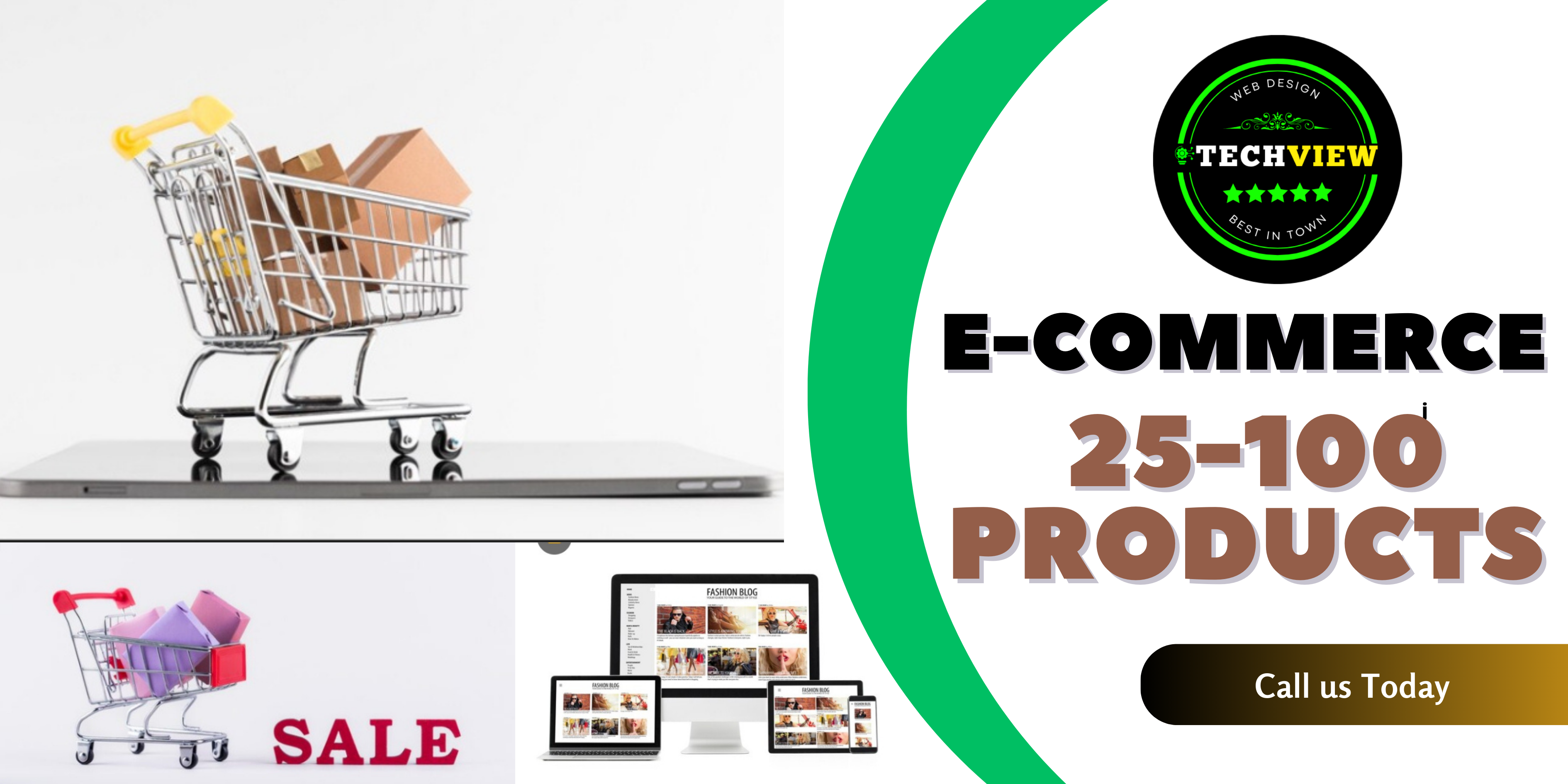 E-commerce website banner