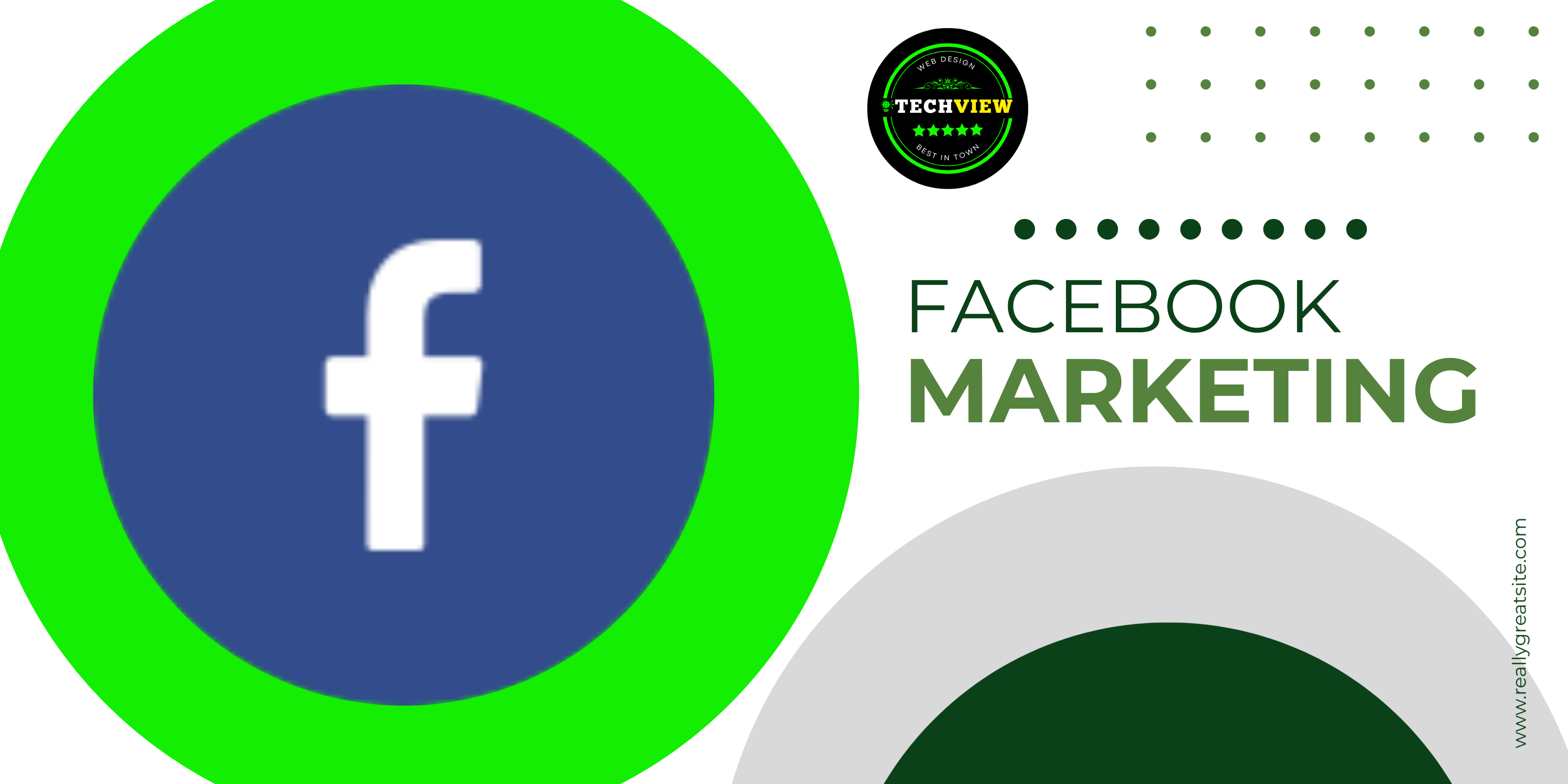 Facebook marketing banner