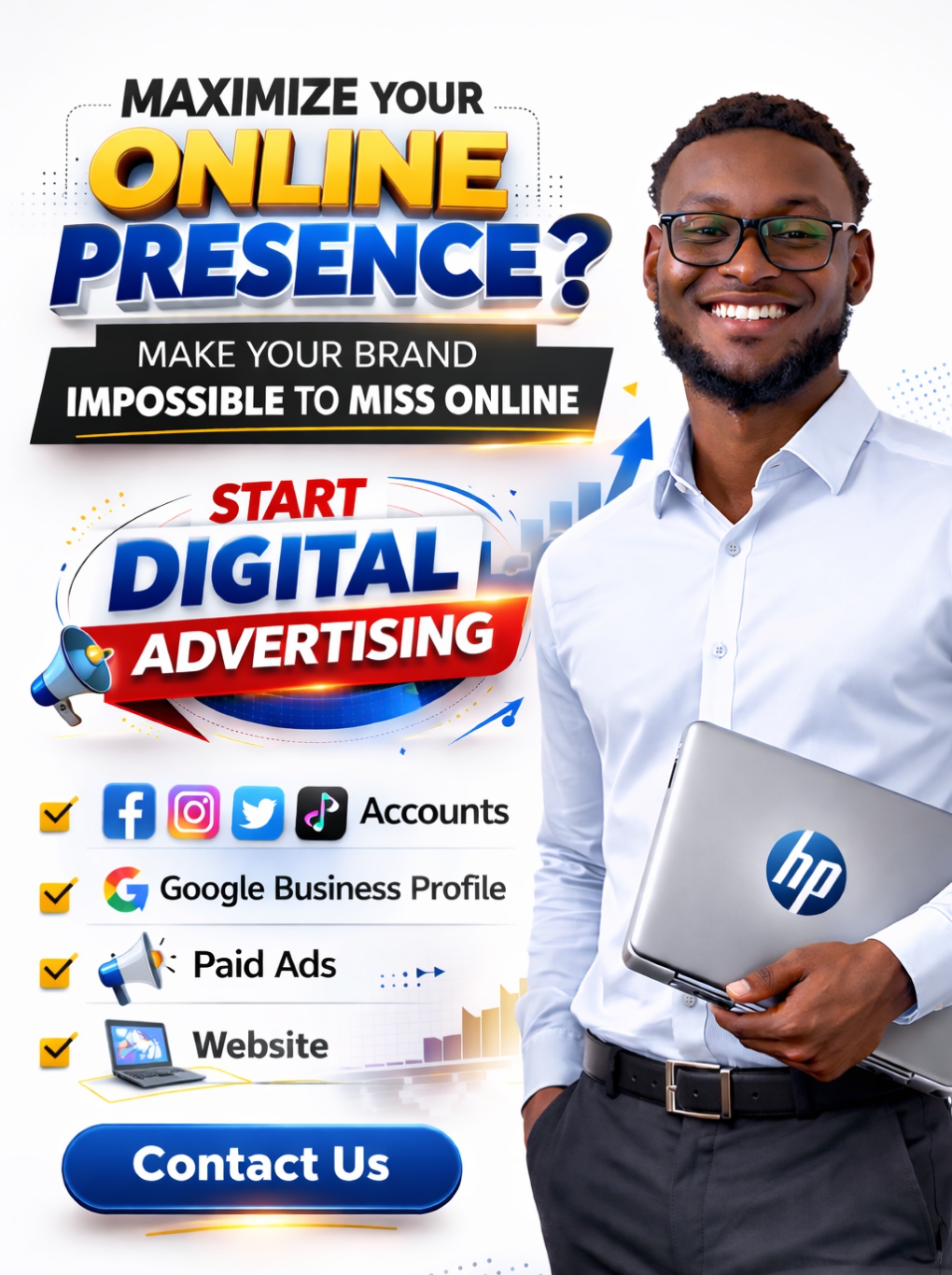 Maximize your online presence banner
