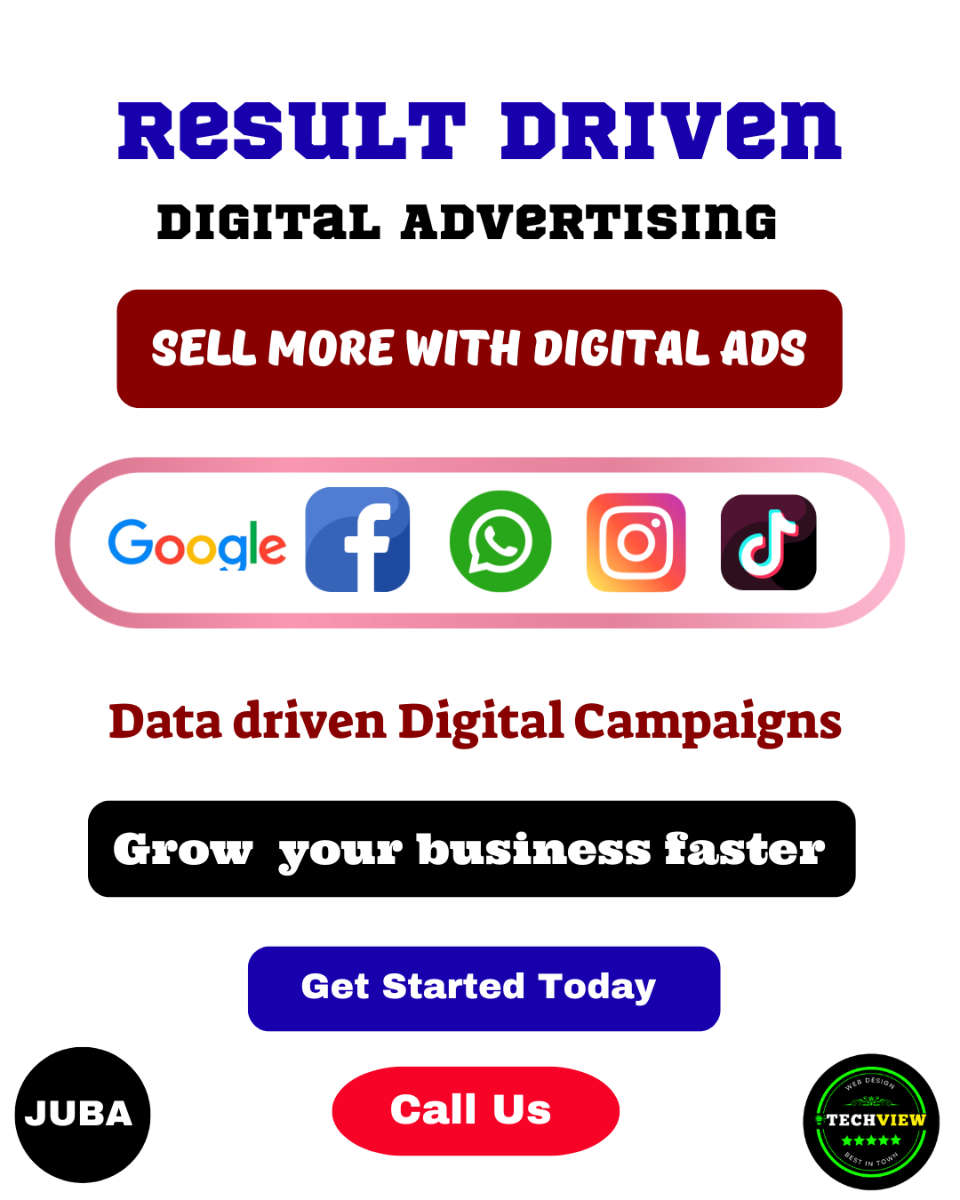 Result driven digital advertising banner