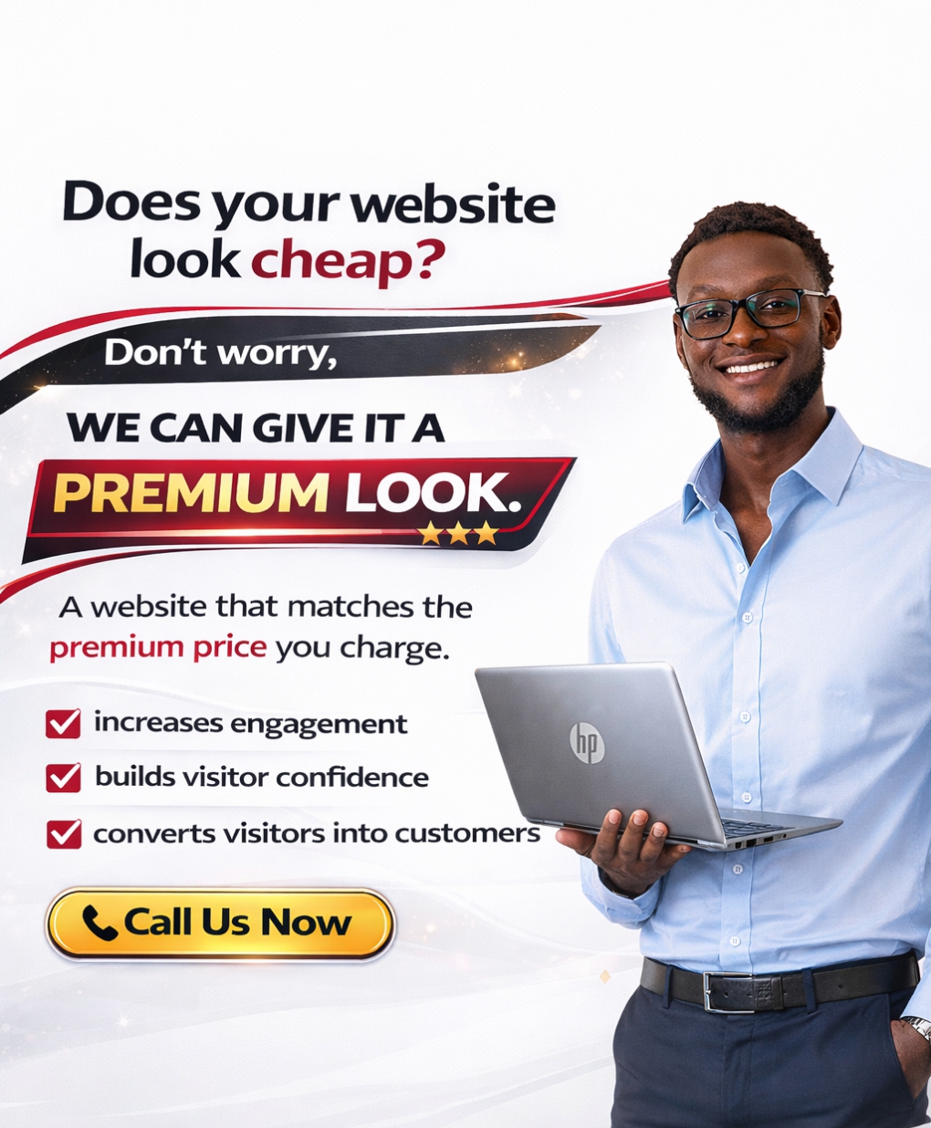 TechView website redesign from cheap looks to premium looks banner