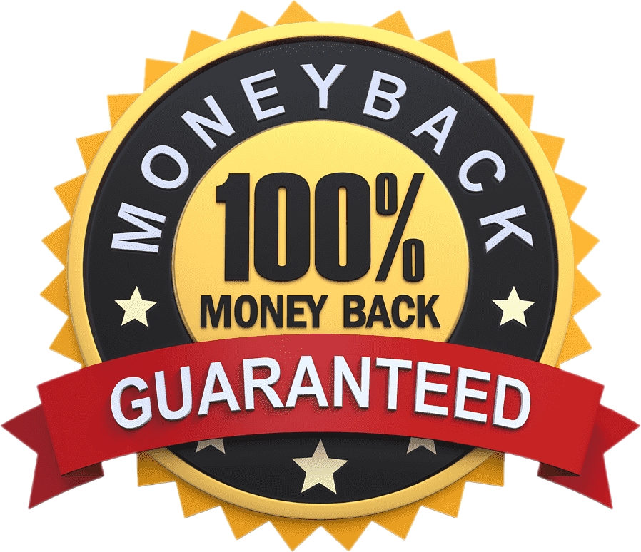 Money back guarantee banner